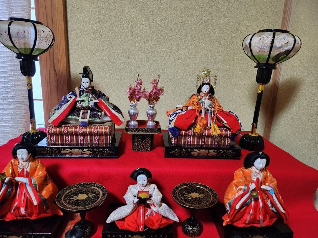 超希少　送料込み　高級　特選雛人形　15人衆7段