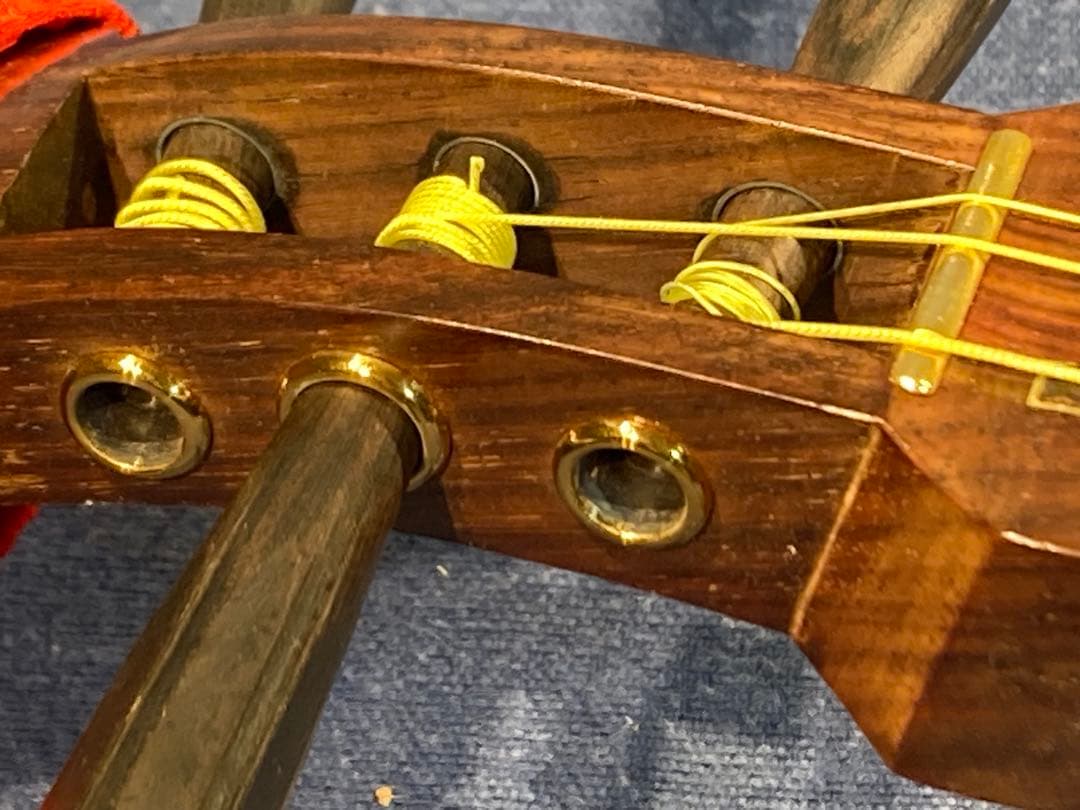 画像58枚 現状 三味線 本体 溝無し ハードケース付 その他パーツおまけ