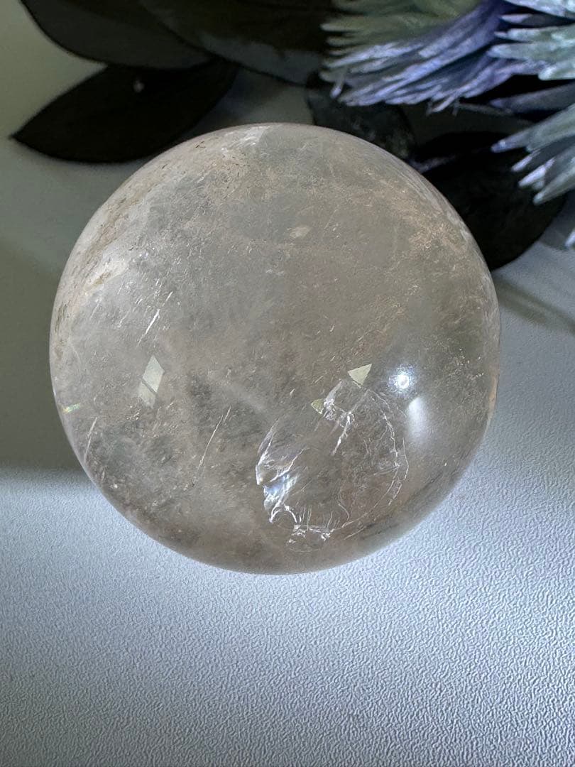 ピンクアゼツライトスフィア(流通名) ピンククリアクォーツ　ピンクファイヤー