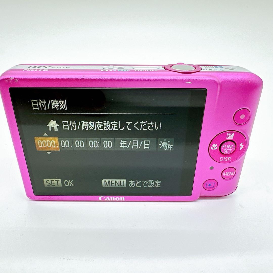Canon IXY 210F ピンク 動作確認済 バッテリー 充電器付 デジカメ