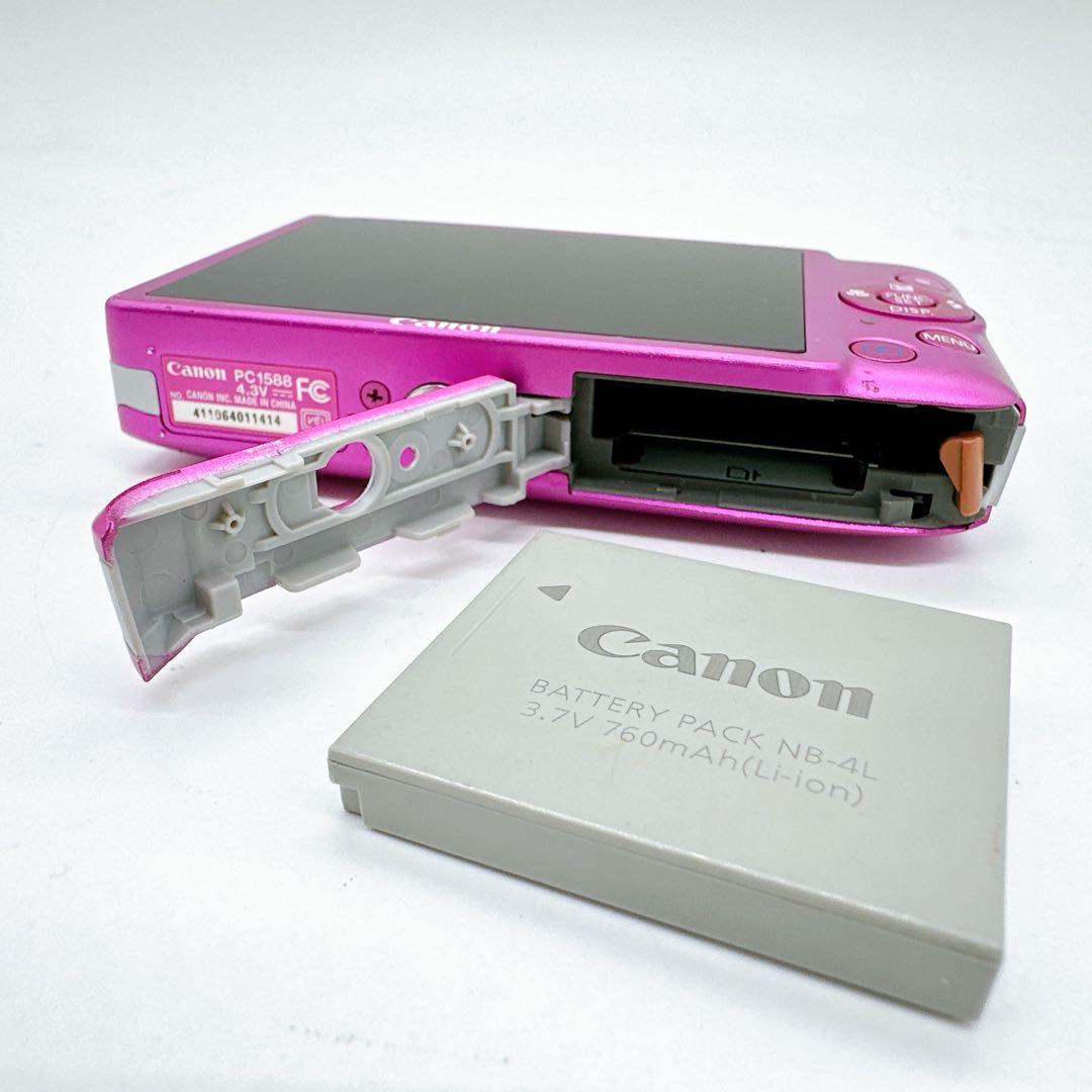 Canon IXY 210F ピンク 動作確認済 バッテリー 充電器付 デジカメ