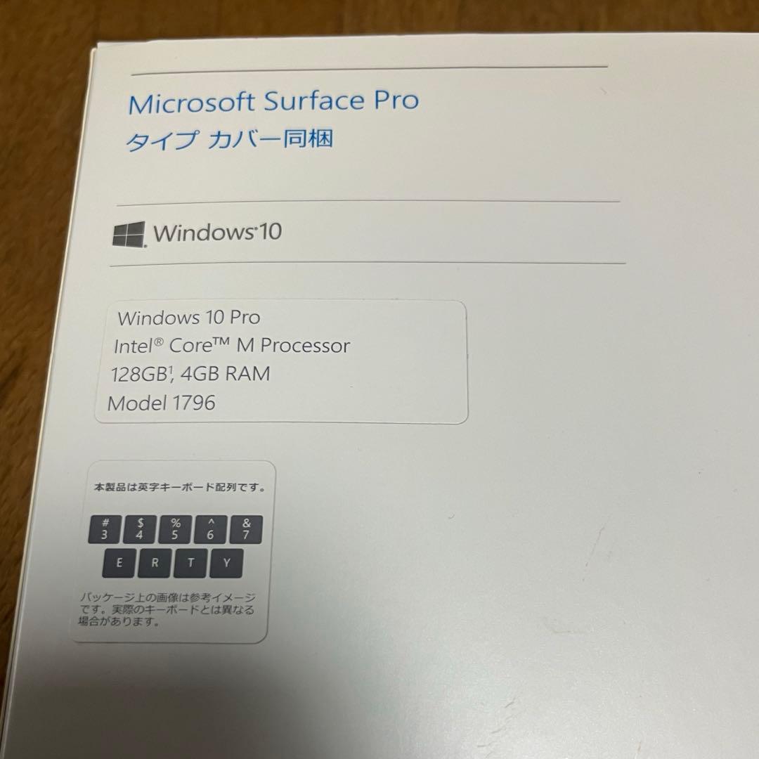 surface pro5 モデル1796 128GB,4GB RAM
