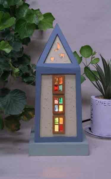 ★木とステンドグラスのランプat_02★