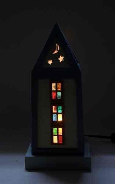 ★木とステンドグラスのランプat_02★