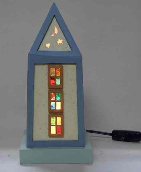 ★木とステンドグラスのランプat_02★