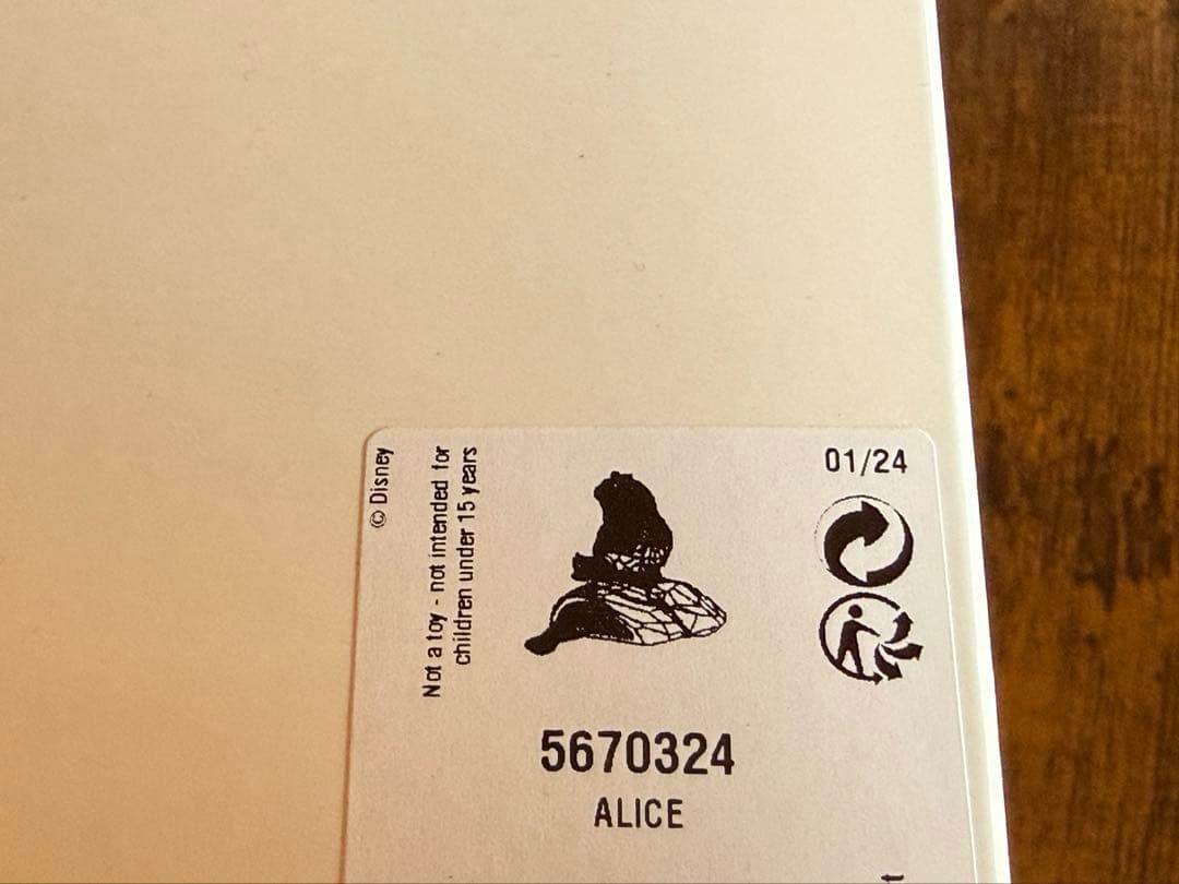 スワロフスキー SWAROVSKI ディズニー 不思議の国のアリス