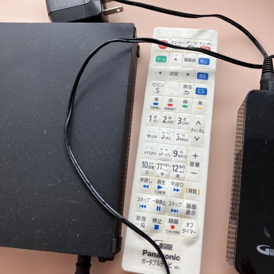 動作確認済パナソニック プライベートビエラ 10型 ＆ 外付けHDDセット録画付