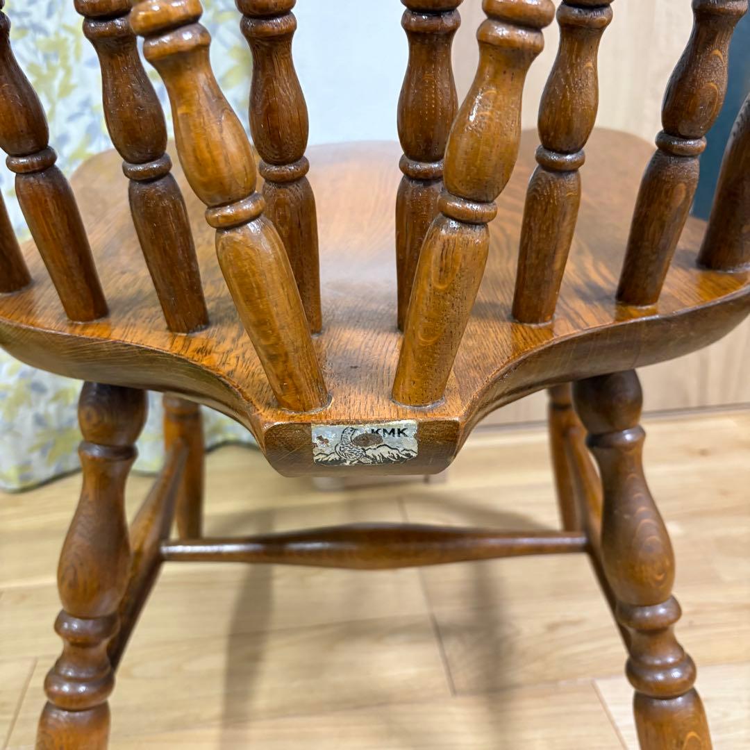 柏木工　希少　ヴィンテージ　ウィンザーチェア　 KMK 雷鳥　KASHIWA