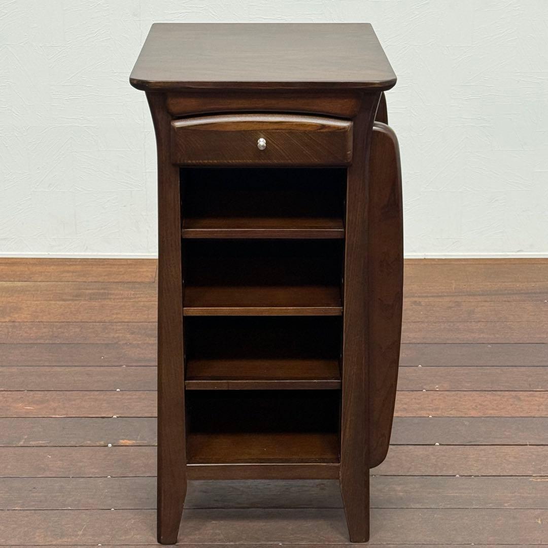 H23K43a 曙工芸製作所 彩美78 スリッパラック 木製 玄関収納