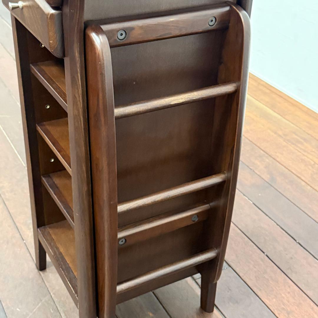 H23K43a 曙工芸製作所 彩美78 スリッパラック 木製 玄関収納