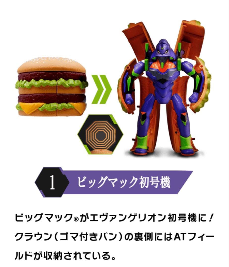 ‼️週末値下げ‼️マクドナルド　エヴァンゲリオン　ゴジラ　フィギュア