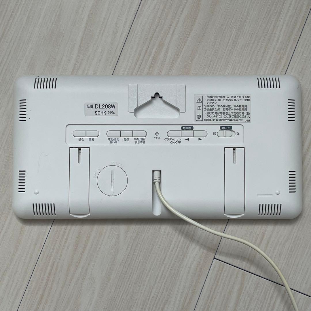 SEIKO デジタル 置時計 掛け時計 DL208W