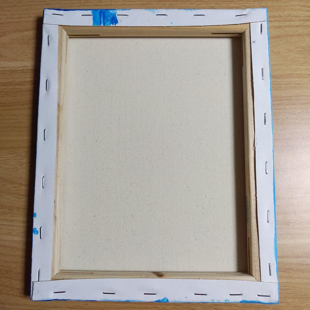 絵画　空　雲　飛行機雲　原画　インテリア　アート