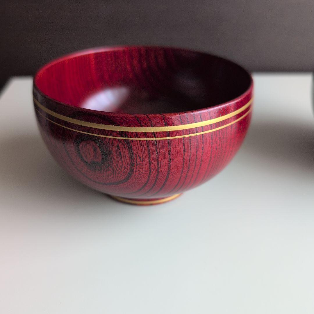 山田平安堂 　御椀　夫婦椀 汁椀 夫婦椀　漆器 　２個セット