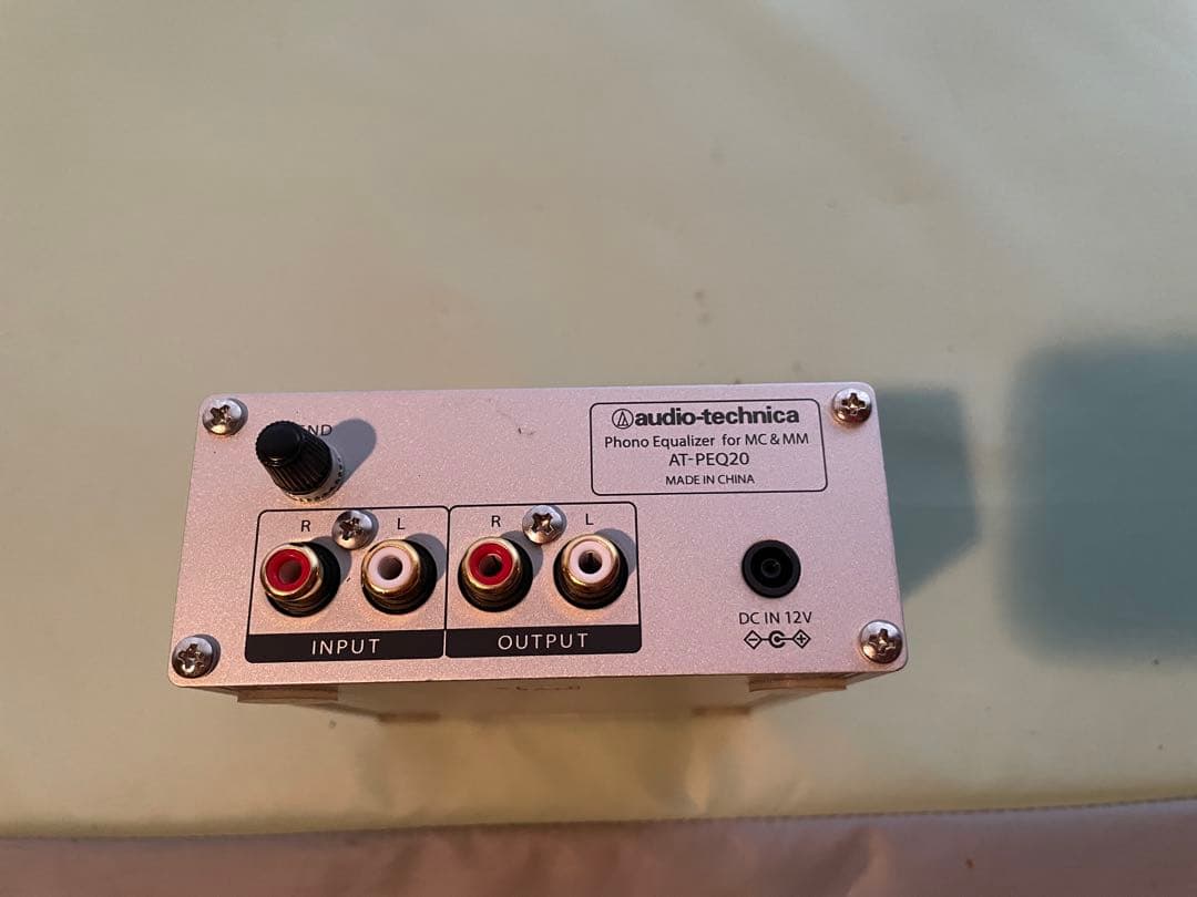 audio-technica AT-PEQ20 フォノイコライザー　本体のみ