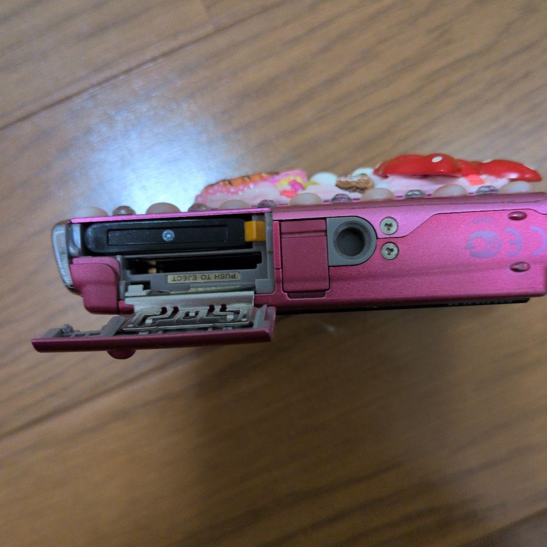 富士フィルム デジタルカメラ ピンク　レトロ デコレーション
