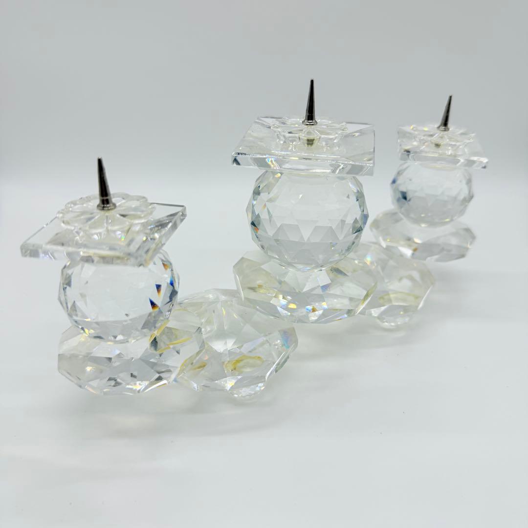 スワロフスキー candle キャンドル 3個付