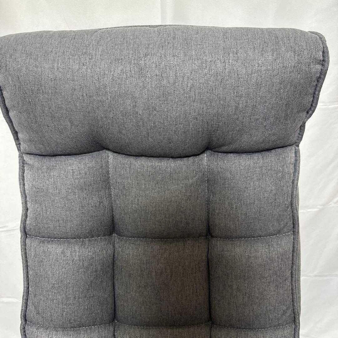 B099 回転式 ファブリックチェア ハイバック リクライニング アイリス