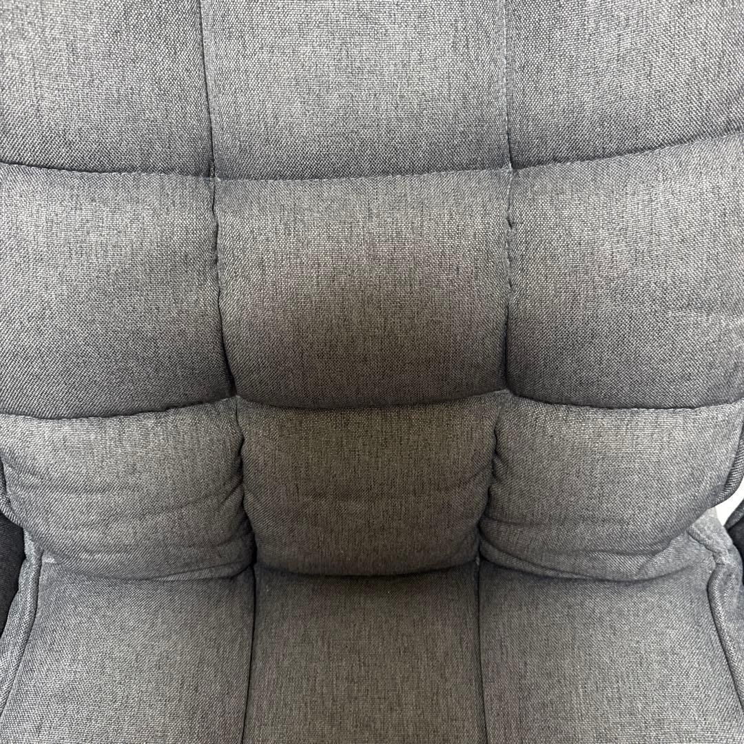 B099 回転式 ファブリックチェア ハイバック リクライニング アイリス