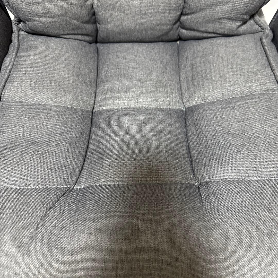 B099 回転式 ファブリックチェア ハイバック リクライニング アイリス