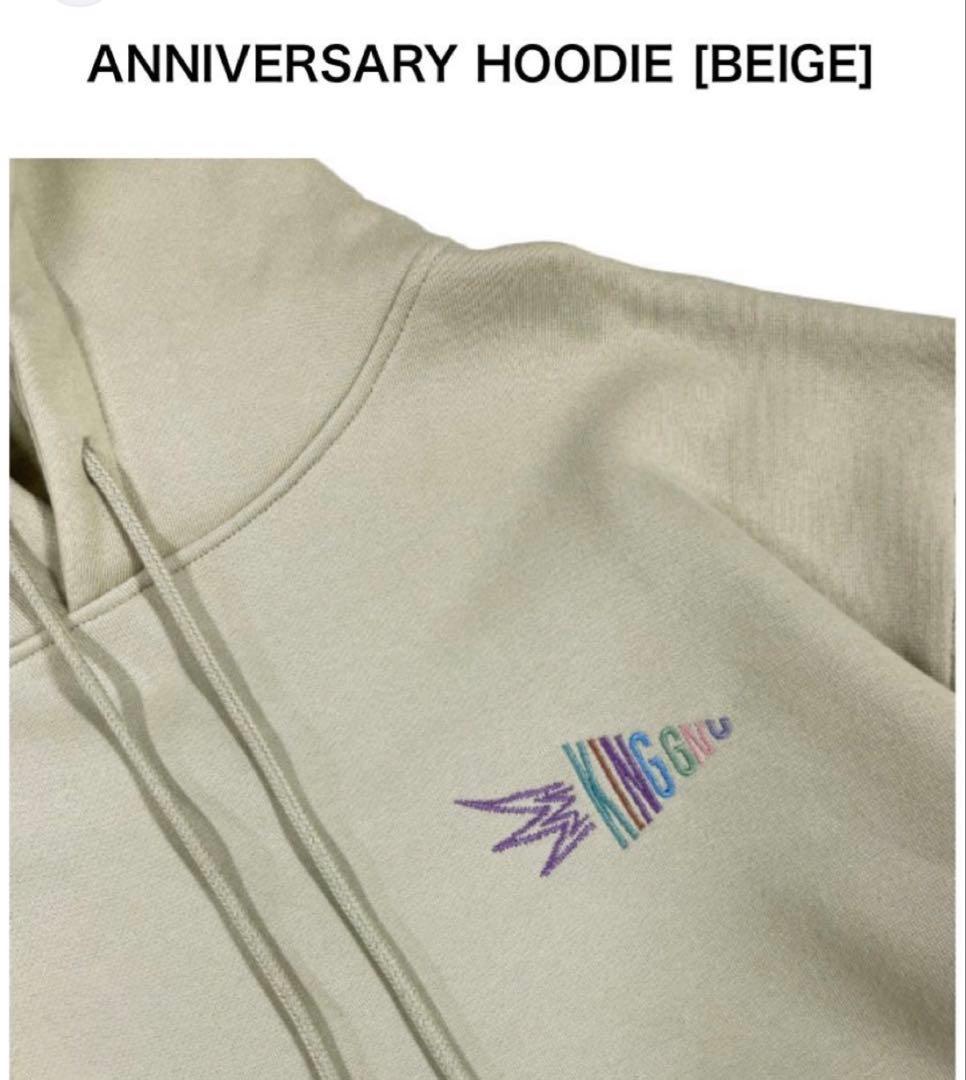 新品！King Gnu anniversary ベージュ パーカー Mサイズ