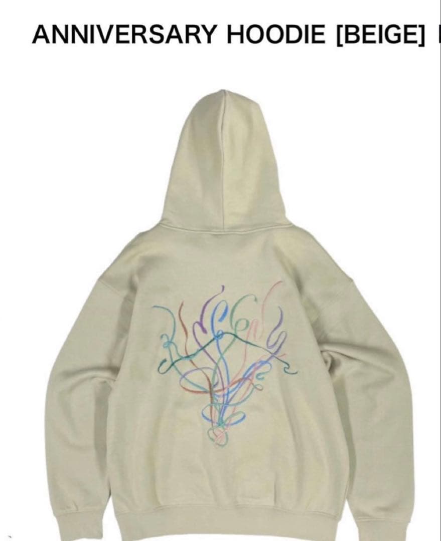 新品！King Gnu anniversary ベージュ パーカー Mサイズ