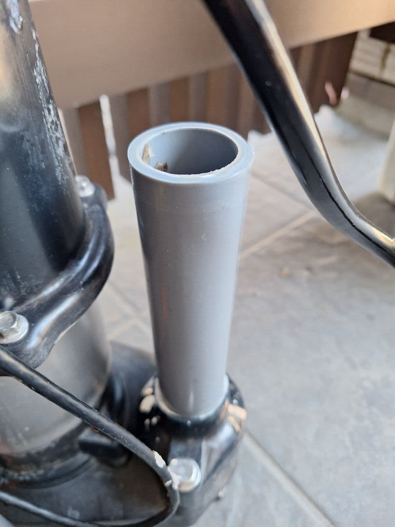 中古新明和放流ポンプ CRS321DS 100V 30W