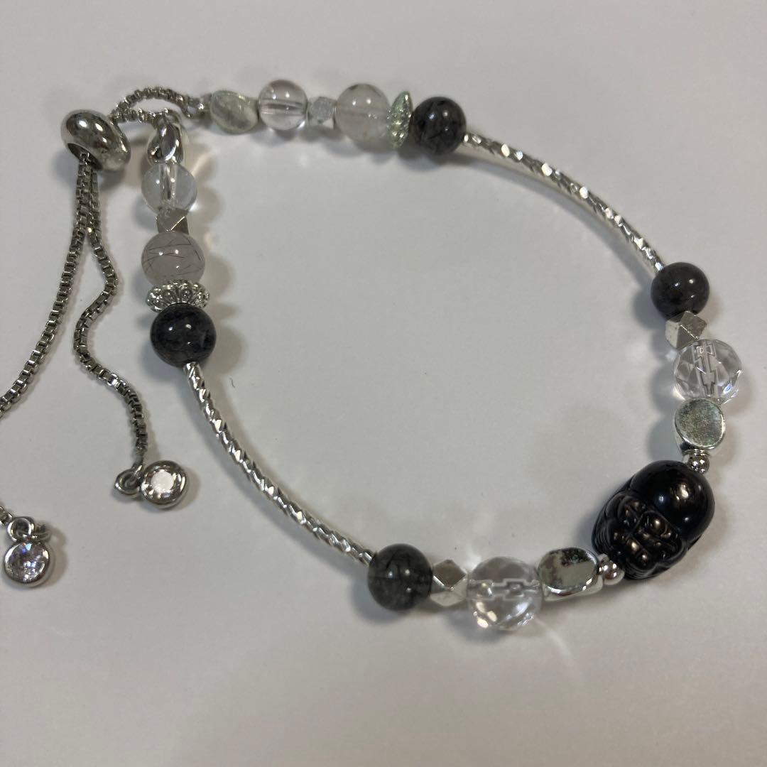 新月パワーストーン|デザインブレスレット