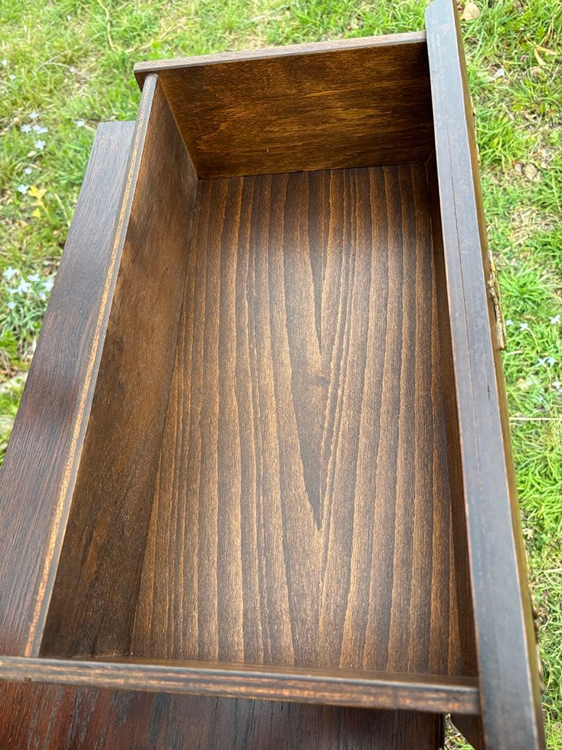 アンティーク　コモード型3段チェスト　サイドチェスト　フランス