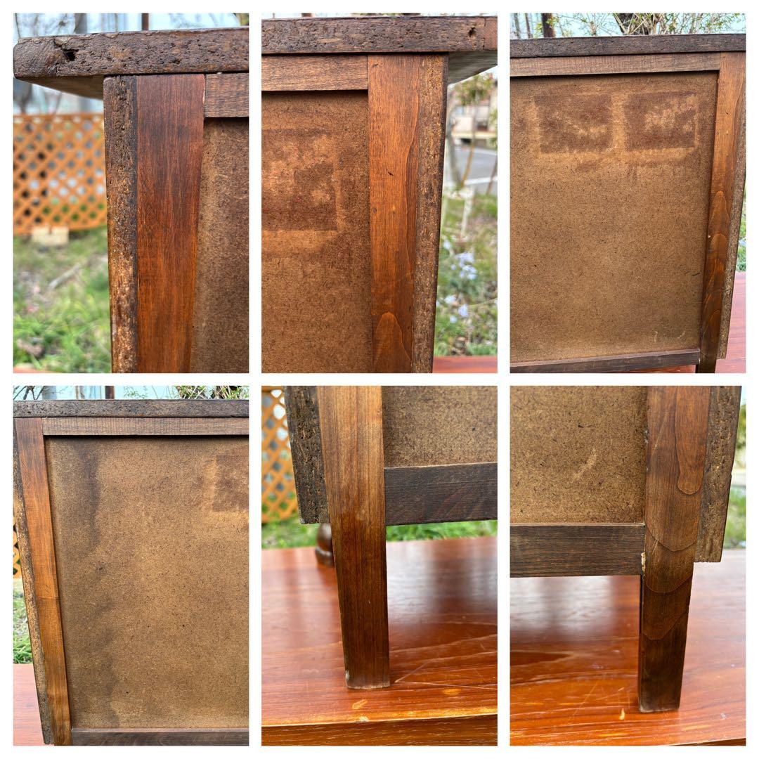 アンティーク　コモード型3段チェスト　サイドチェスト　フランス