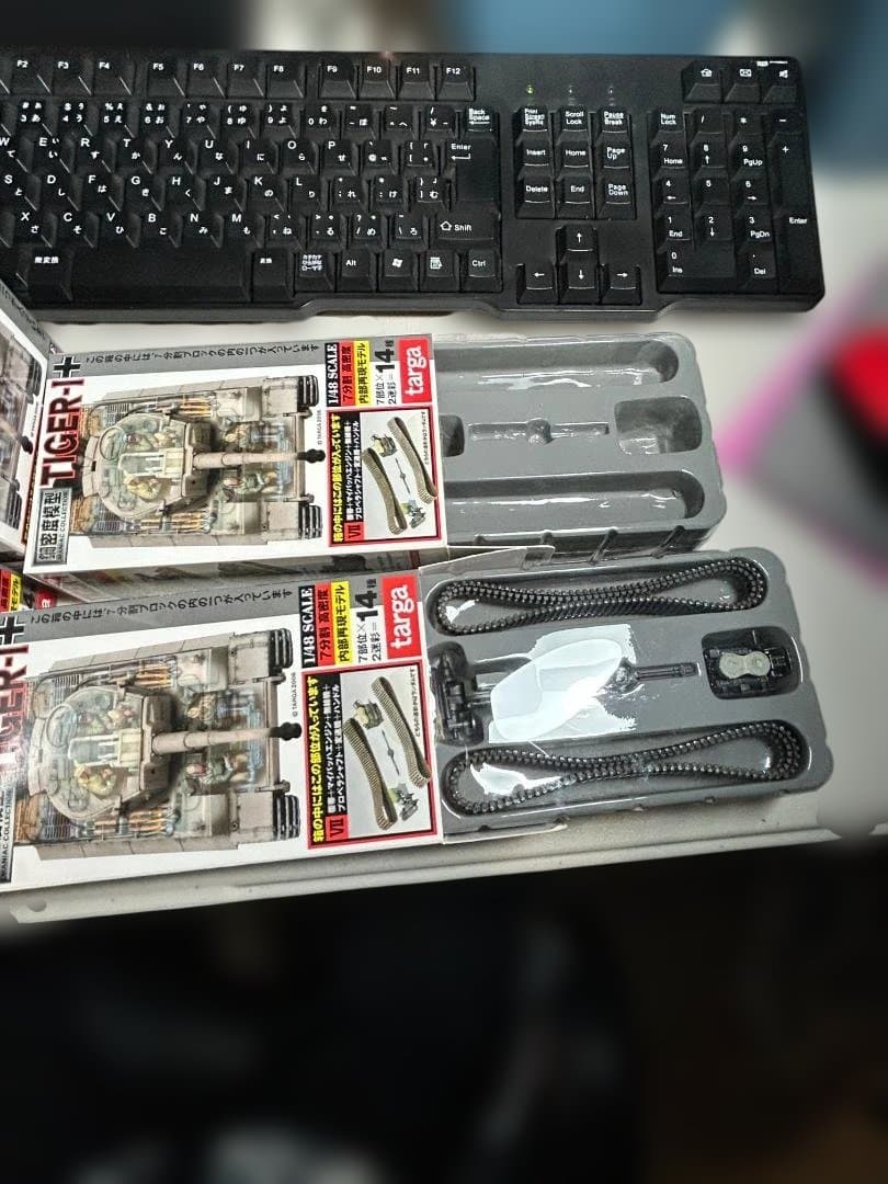 【フルコンプ2両分・訳有】鋼密度模型タイガー壱型（ティーゲルI、Tiger-I）