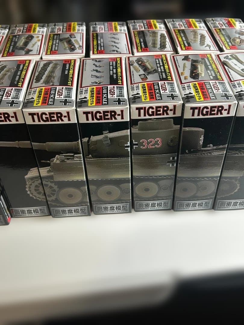 【フルコンプ2両分・訳有】鋼密度模型タイガー壱型（ティーゲルI、Tiger-I）