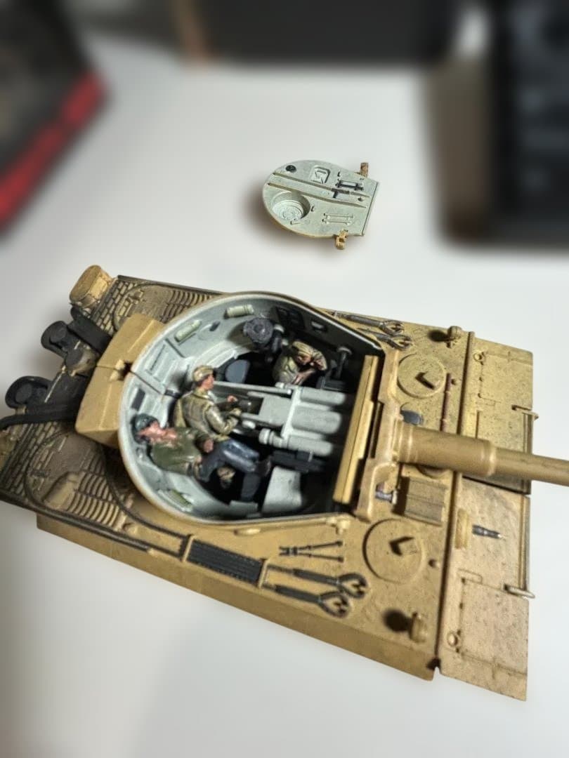 【フルコンプ2両分・訳有】鋼密度模型タイガー壱型（ティーゲルI、Tiger-I）