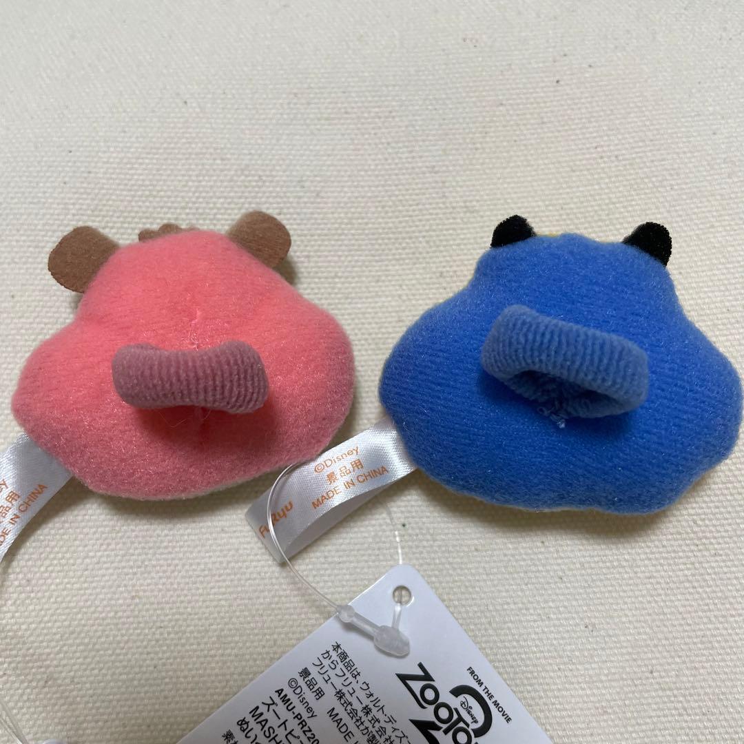 ズートピア　ぬいぐるみフェイスリング　全10種　コンプリート　マスコット