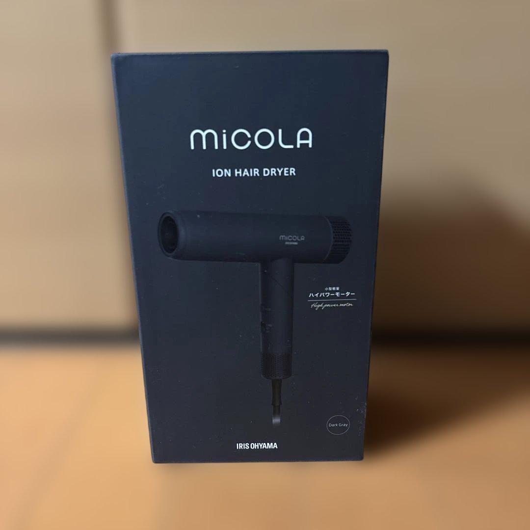イオンヘアドライヤー　miCOL AIRIS OHYAMA HDR-M401-H