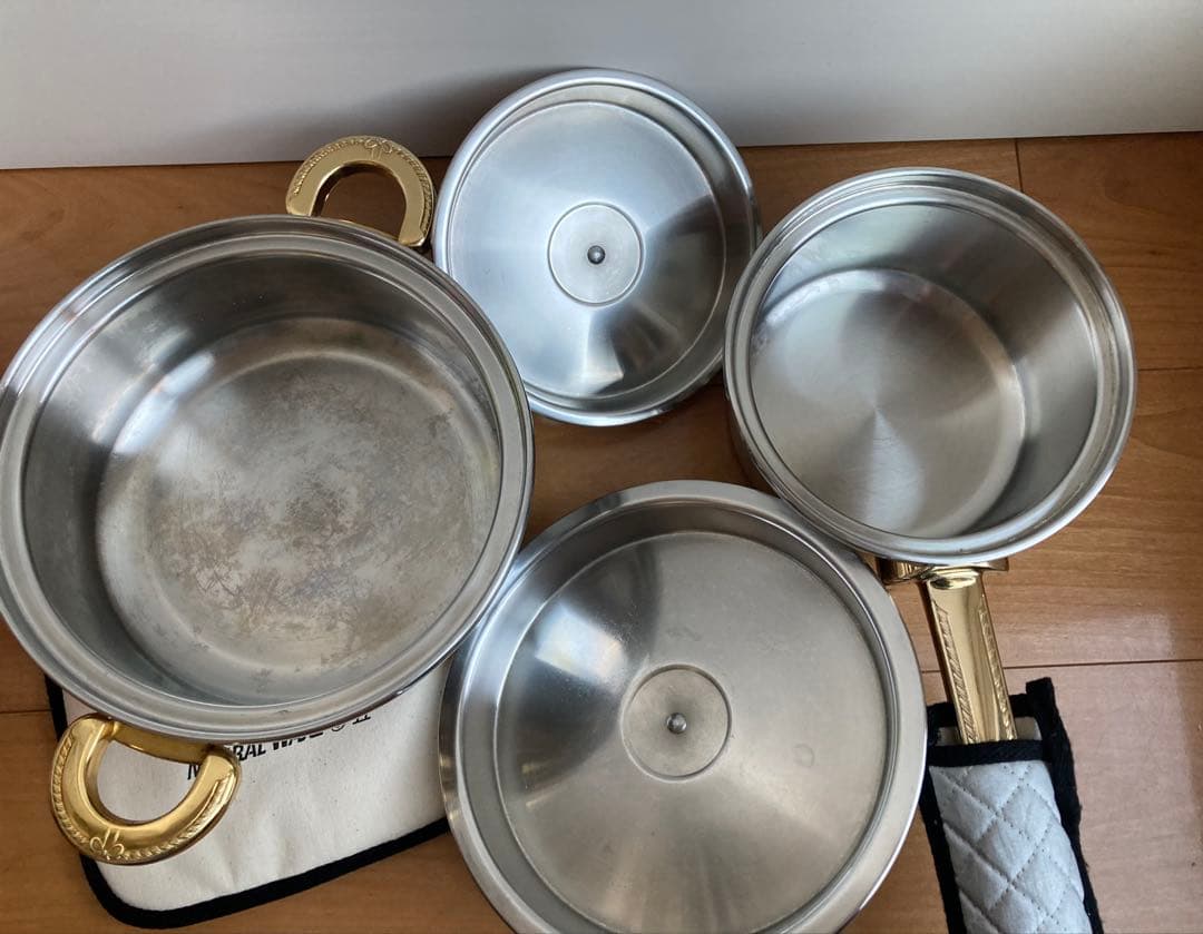 CLADEXナチュラルウェアステンレス鍋セット