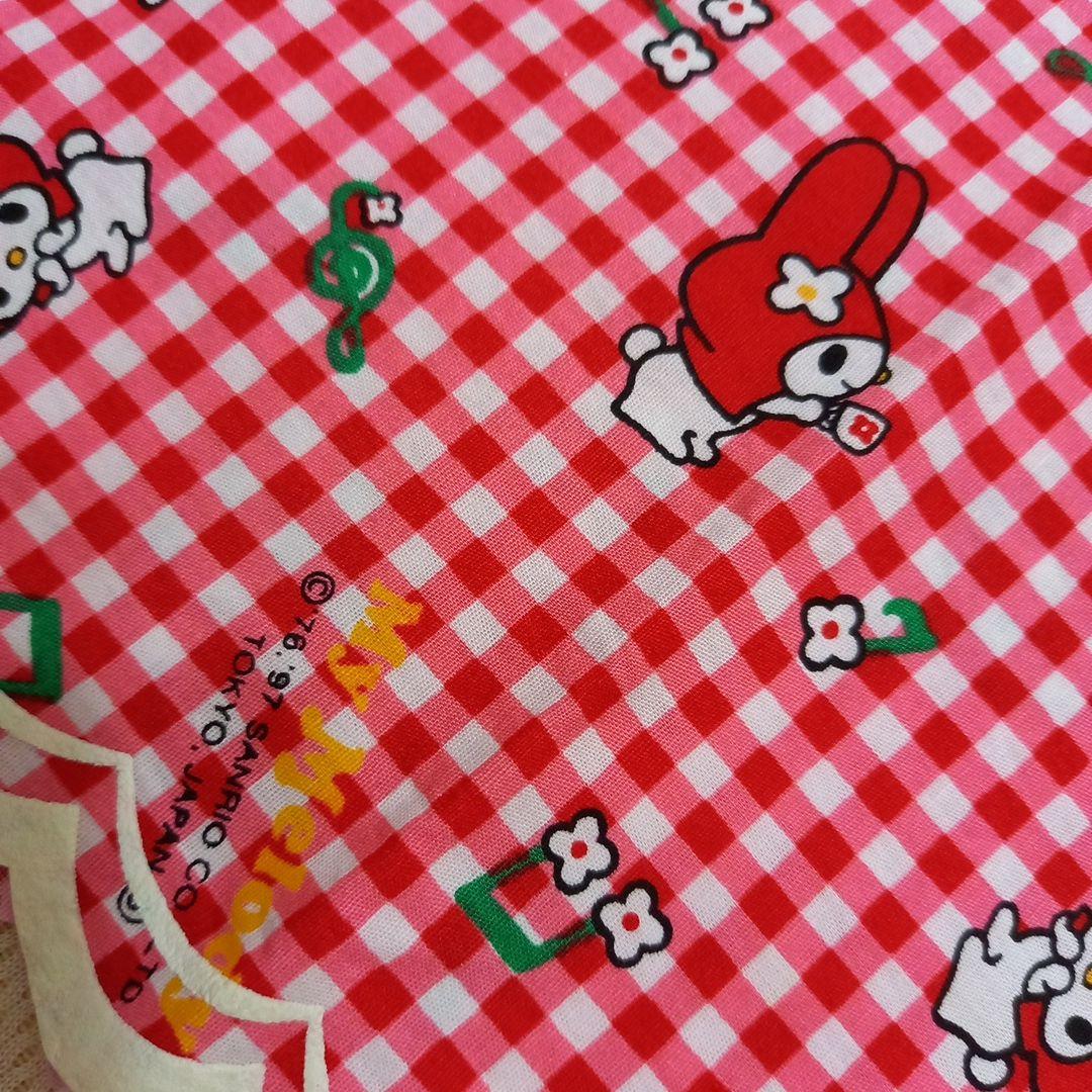 お値引き不可【未使用品】レア‼️1997年マイメロディカフェカーテン生地