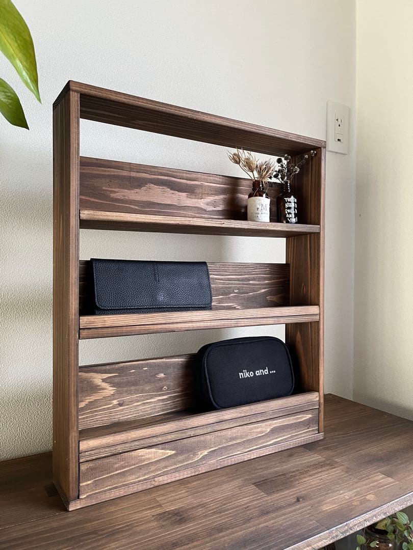 置き型ディスプレイ什器(ブラウン) オプション付き