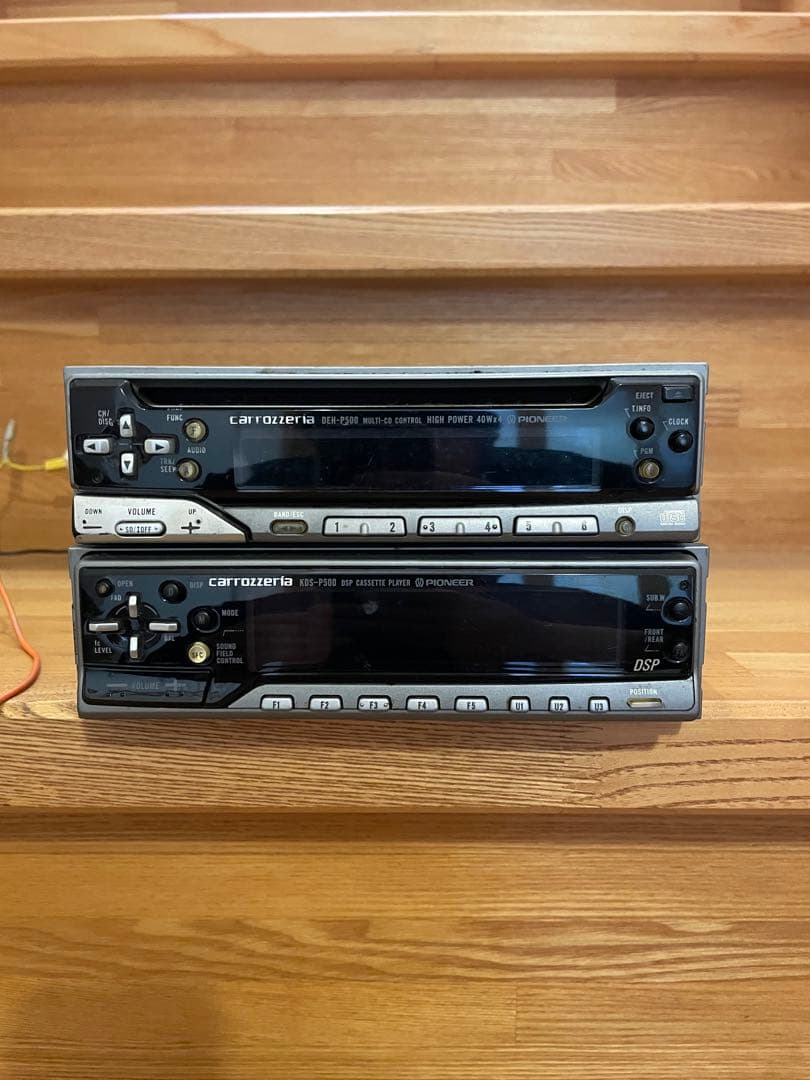 旧車、レトロ、ネオクラ、当時もの希少carrozzeria CD、カセット、MD