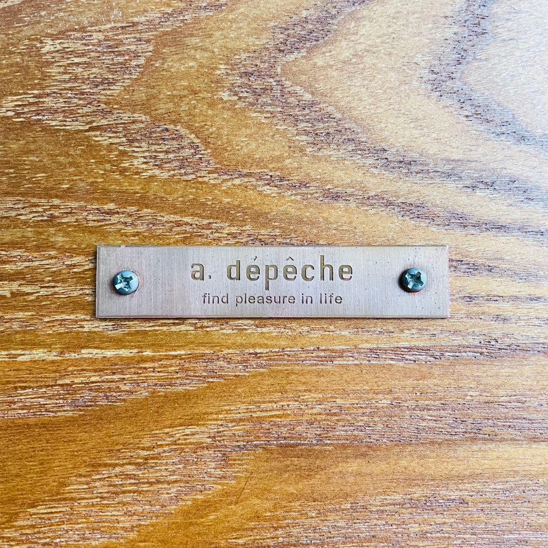 a.depeche カウンタースツール 2脚セット 木製×アイアン❺❻