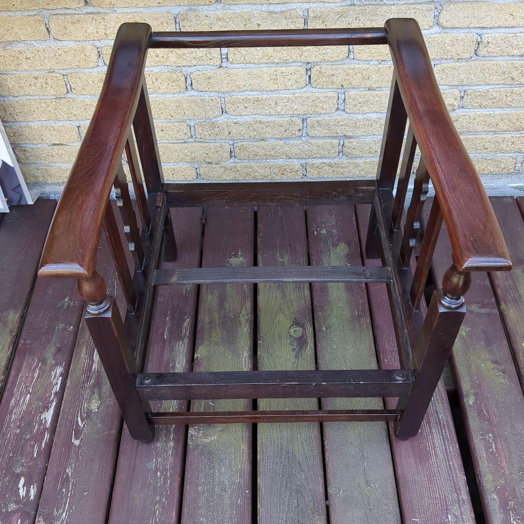 イギリスアンティーク家具　1人掛けソファ―