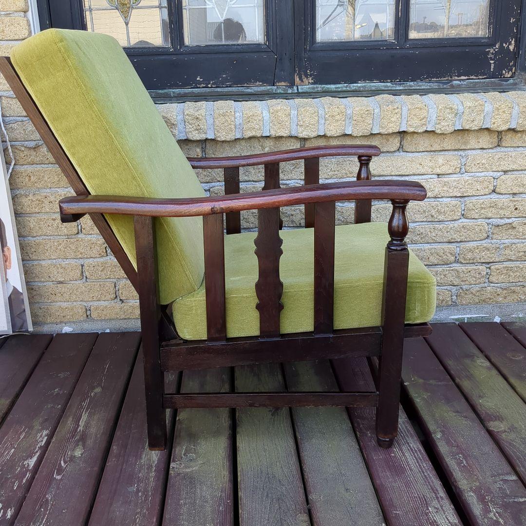 イギリスアンティーク家具　1人掛けソファ―