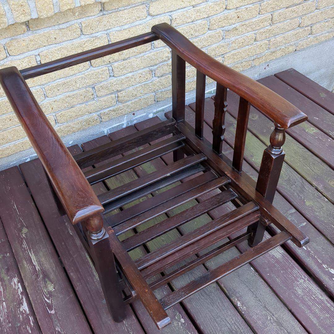 イギリスアンティーク家具　1人掛けソファ―