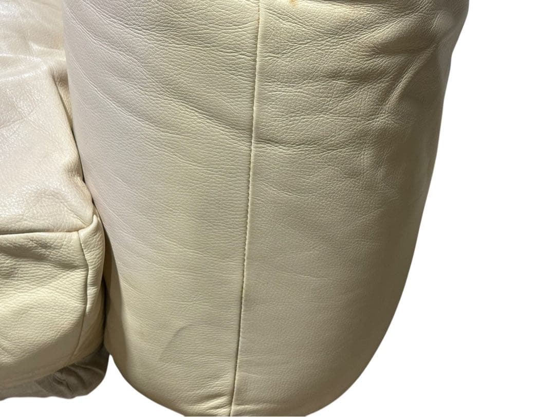 わたなべ◯⑥arflex アルフレックス マレンコ 本革 レザー 3人掛け