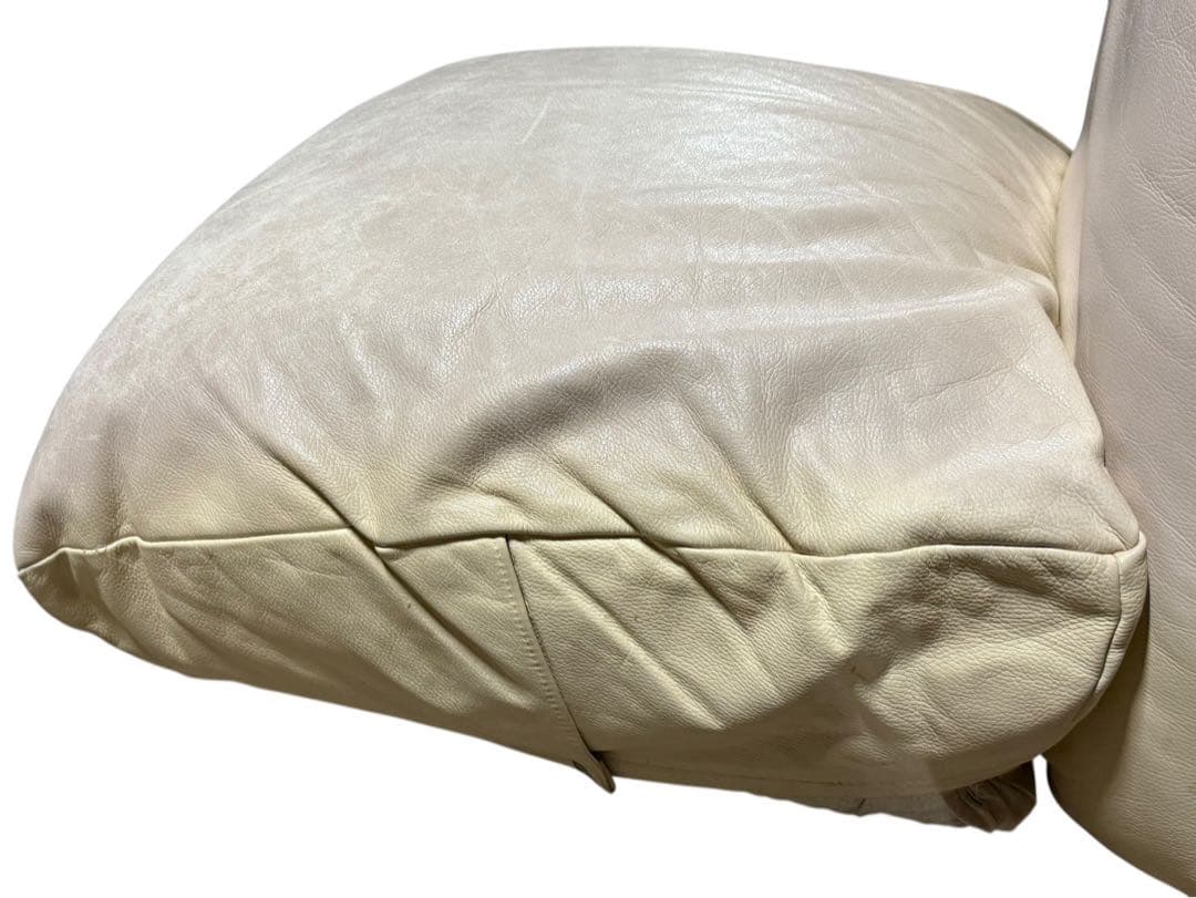 わたなべ◯⑥arflex アルフレックス マレンコ 本革 レザー 3人掛け