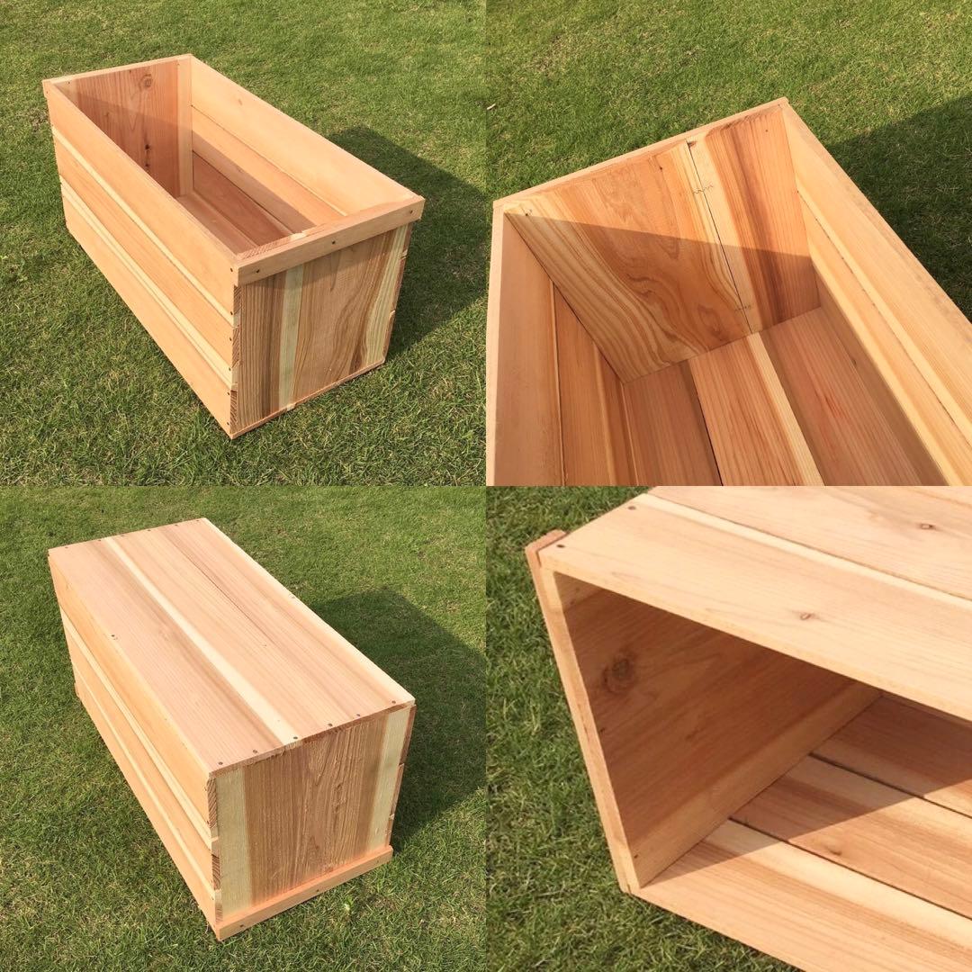 新品 りんご箱 4箱 // 収納 木箱 ウッドボックス ガーデニング 薪入れ