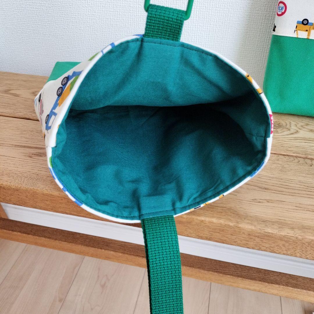 ♬105♥bibi♥様 オーダー専用☆入園セットお気に入りはたらく車たち　みどり