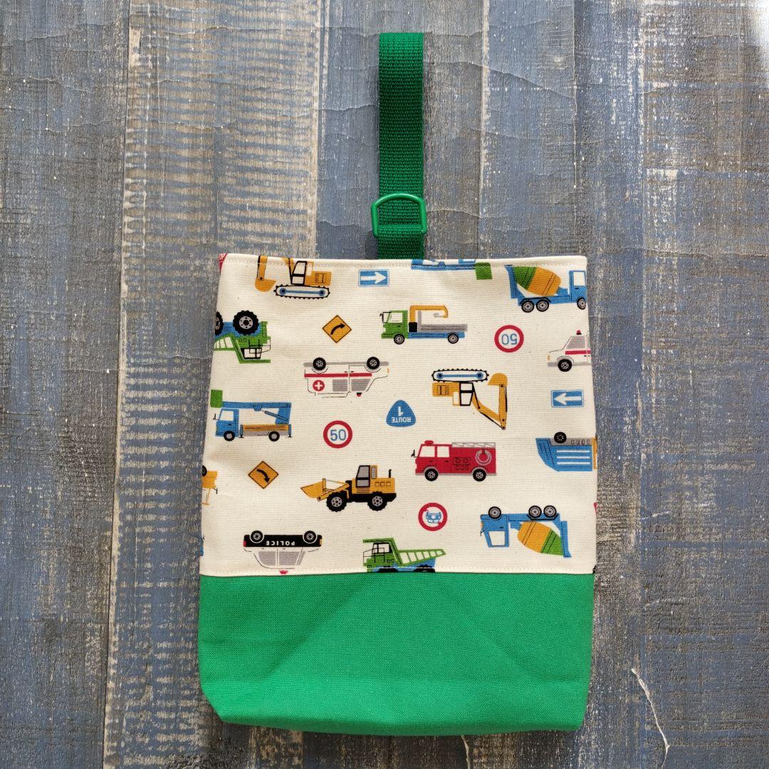 ♬105♥bibi♥様 オーダー専用☆入園セットお気に入りはたらく車たち　みどり