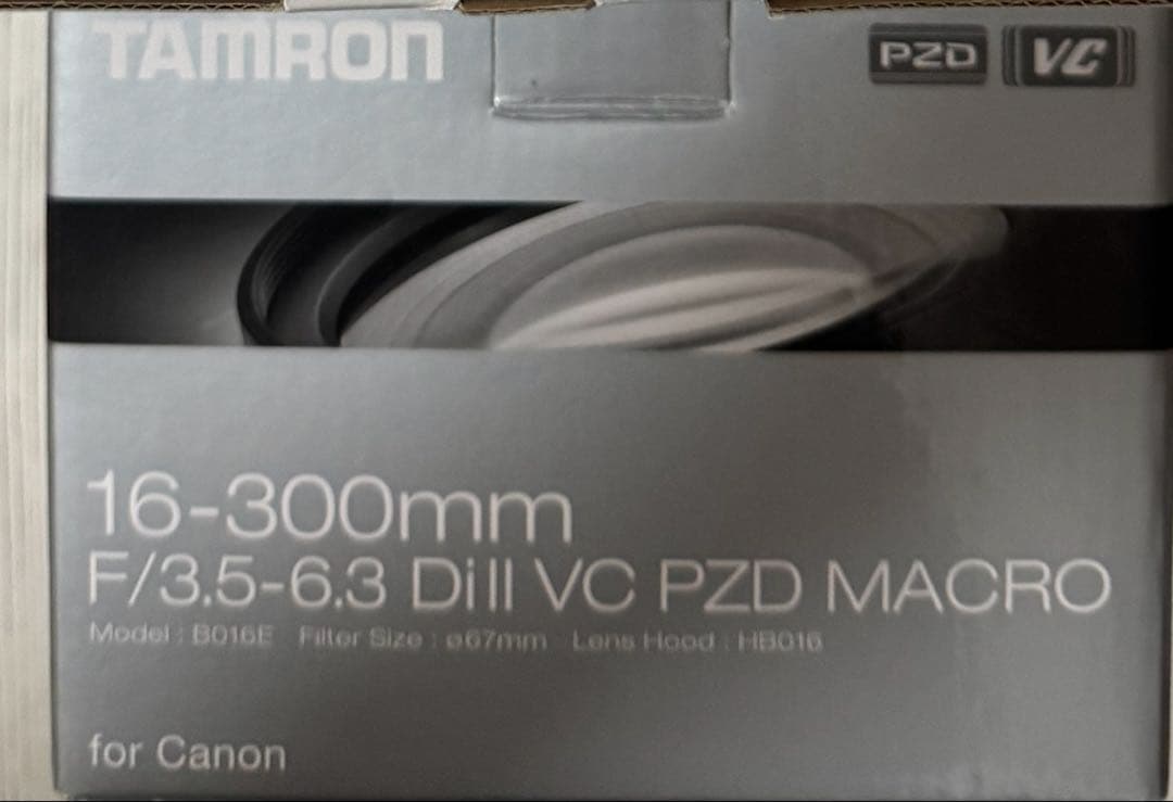【美品・高倍率ズーム】TAMRON 16-300mm F/3.5-6.3