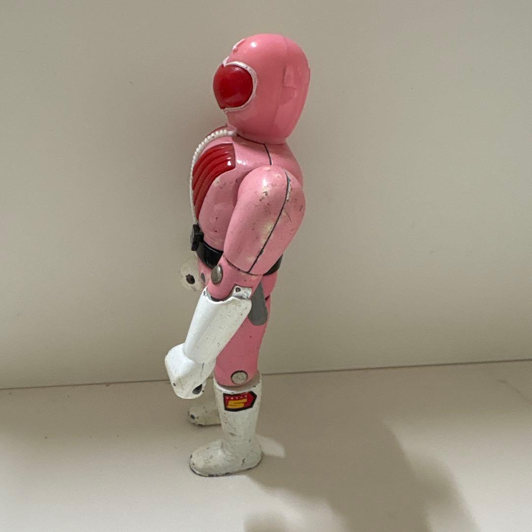 戦隊ヒーロー ピンクフィギュア